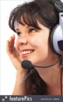 woman-in-headphones-with-microphone-stock-picture-2250483