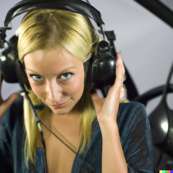 A high resolution photo of a skinny, attractive, shy young blonde woman wearing a helicopter headset, detailed, realistic (3).jpg