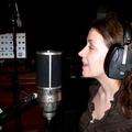 violetta brzezinska podczas nagran w studio333