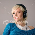 istockphoto 5051097 woman wearing headphones