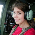Brittany flying Right seat B-25