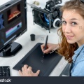 stock-photo-young-woman-designer-using-a-graphics-tablet-for-video-editing-768714025