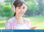 young-asian-woman-use-earphone-phone-smile-you-151084655