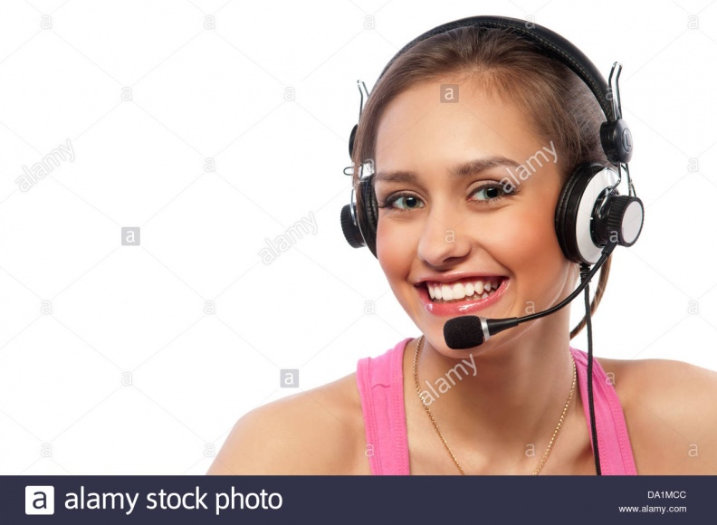 woman-with-a-headset-attractive-woman-with-headset-smiling-DA1MCC.jpg