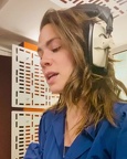 Hayley Atwell on Instagram- “Back in the recording studio, surfaces scrubbed and hands scoured, making no sense at all and bringing absolutely nothing to the genius of…”