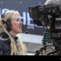 troms-august-17-2014-a-pretty-young-tv-camerawoman-filming-the-news-G7KF53