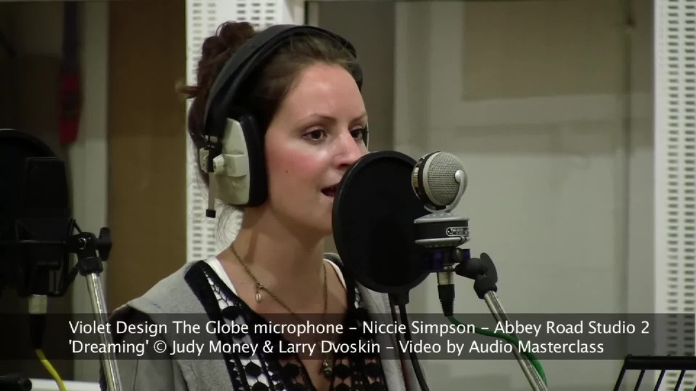 Violet Design The Globe microphone test at Abbey Road Studio 2 (py3EqAP1yHg)