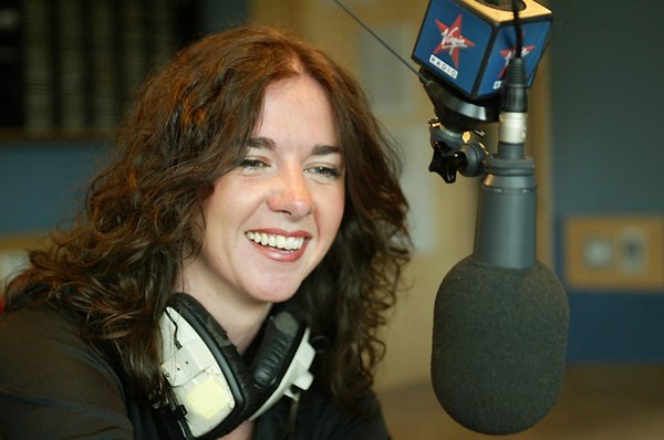 leona in studio 1 at virgin radio 2003